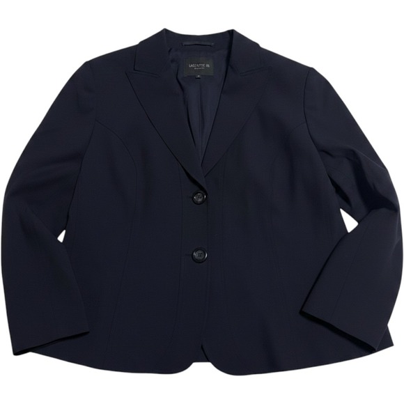 Lafayette 148 New York Jackets & Blazers - Lafayette 148 New York Black Two Button Blazer Jacket Women's 18W